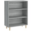 vidaXL Skjenk grå sonoma 69,5x32,5x90 cm konstruert tre