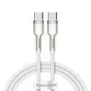 Baseus USB-C til USB-C Kabel 100W 1m Hvit