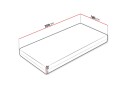 Freeland Pocketmadrass VinterSommar 180x200 cm - Hvit