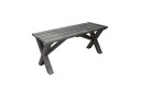 Utendørs Benk Scottsdale - Shabby Chic Grey 100 cm