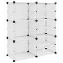 vidaXL Skostativ gjennomsiktig 84x31,5x93 cm PP