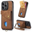 Trolsk Lommebokskall med Håndrem (iPhone 14 Pro) Rosa