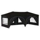 Pop up Festtelt Svart 575 x 288 x 245 cm Oxford Stoff