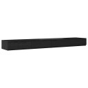  Seng Skuffer Svart 200x36,5x16,5 cm Konstruert Tre