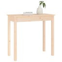 vidaXL Konsollbord 80x40x75 cm heltre furu