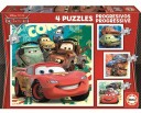 Educa Puslespill 12+16+20+25 Brikker Disney Pixar Biler