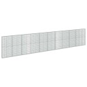 vidaXL Gabion med 3,5 mm tråd og 5x10 cm mesh 1050x20x200 cm