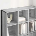  Bokskap 2 pcs Grå Sonoma 99,5 x 30 x 108,5 cm Konstruert tre
