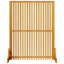 vidaXL Personvernsvegg Brun 79,5 x 50 x 110 cm Solid akasietre