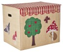 Rice Raffia Sammenklappelig Oppbevaringsboks 52x41x37cm Happy Forest