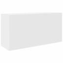  Veggskap til baderom hvit 80x25x40 cm konstruert tre