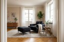 Menard Premium lenestol i chenille   Svart