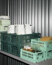 Hay Colour Crate Plastic Medium Lokk Dark Green