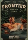 Frontier Man With Otters Plakat / 40x50