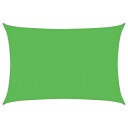vidaXL Solseil 160 g/m² lysegrønn 2,5x4 m HDPE