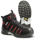 Jalas Vernestøvel 9985 Exalter Easyroll S3 BOA Svart/Rød 40