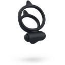 B Swish Bcharmed Basic Plus Massaging Penis Ring Black 1 stk Sexleketøy