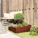  Plantekasse 80x80x50 cm Værbestandig Stål