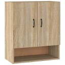 vidaXL Veggskap sonoma eik 60x31x70 cm konstruert tre