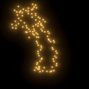 vidaXL Julelysdekorasjon med pigger meteor 115 LEDs 89 cm