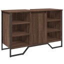  Servantskap brun eik 91x35x60 cm konstruert tre 8721102812361
