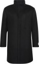 Calvin Klein Ls Wool Blend Car Coat   BLACK   RG/46 x 32