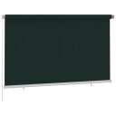 vidaXL Utendørs rullegardin 245 (B) x 140 (H) cm mørkegrønn HDPE