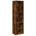  Highboard røkt eik 50x41x185 cm konstruert tre