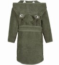 Pippi Baby Badekåpe Deep Lichen Green m. Drage Pippi Baby 74/80 Badekåpe Grønn 74 80