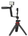 Digipower Super Star Vlogging Kit m. Stativ for Smartphone m. Fjernkontroll & Mikrofon - Svart