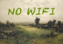 Classic Landscape No Wifi Plakat / 100x150