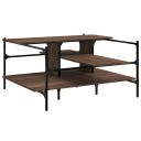  Salongbord brun eik 100x100x48,5 cm konstruert tre 8721012376113