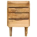 vidaXL Nattbord heltre mango 40x30x59,5 cm