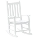  Gyngestol for barn hvit heltre poppeltre 4008877