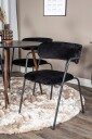 Venture Home   Spisegruppe Pia inkl. 4 stk spisestoler Atticus   Svart
