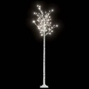 vidaXL Juletre 220 LED 2,2 m kaldhvit selje innendørs og utendørs