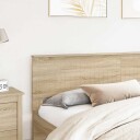  Hodegavl med hodegjerde Sonoma eik 200 cm Konstruert tre