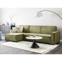 Hjørnesofa Romedal II   Grønn Svart/Høyrevendt
