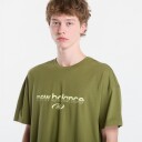 New Balance Trackside T Shirt   Khaki green   XXL