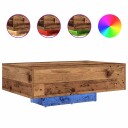  Kaffebord med LED lamper Gamle Wood 85x55x31 cm