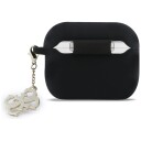 Guess 4G Charm silikondekal med kjegle AirPods Pro 3 Svart
