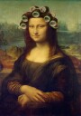 Mona Lisa  the Curly Girly Edition Plakat Plakat / 21x30cm