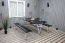 Benkesett Picnic Stabil Sort