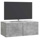  Vegghengt TV skap Betonggrå 78,5 x 41 x 30 cm Konstruert tre