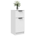 vidaXL Skjenk hvit 30x30x70 cm konstruert tre