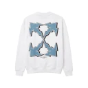Off White Herre Gensere & Hettegensere Hvit M,
