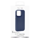 Puro Icon Mag Pro Silikon Mobildeksel Magsafe Kompatibel Blå for iPhone 15 Pro