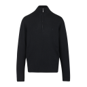Tommi Half zip Black XXL Lambswool half zip sweater