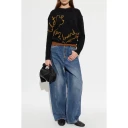 AllSaints Dame Strikkevarer Svart XS,