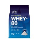 Whey-80  myse protein konsentrat 1kg, Star Nutrition Naturell Unflavoured